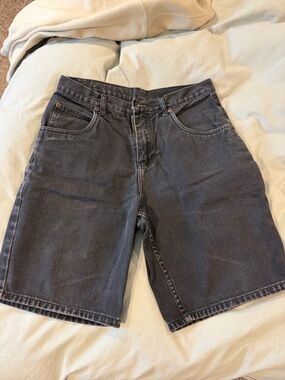 High Sierra Grey Black Jean Shorts Jorts Vintage Size 29